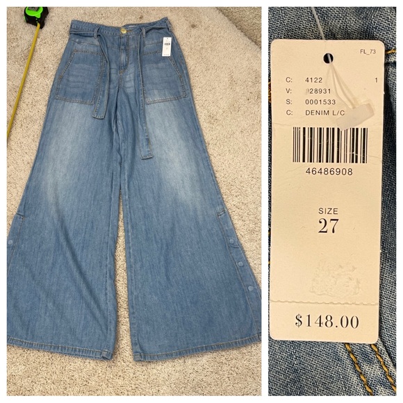 NWT! Anthropologie Pilcro High-Rise Wide-Leg Jeans - Picture 2 of 7